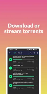 BitLord - Torrent streamer and downloader android App screenshot 4